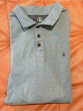 Volcom Men's Heather Slate Polo